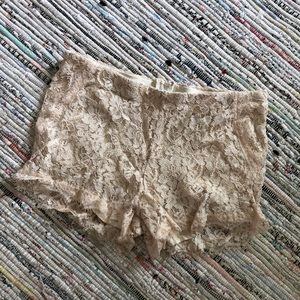 Lace shorts